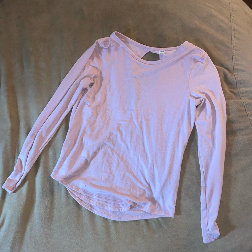 Old Navy Pink Activewear Shirt Size M